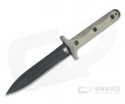 Hinderer Ek Dagger Parkarized O1 OD Green Micarta Fixed Blade 1341