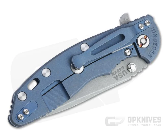 Hinderer XM-18 3.5" Spanto S45VN Coyote G10 Battle Blue Tri-Way Flipper 1344 - Image 2