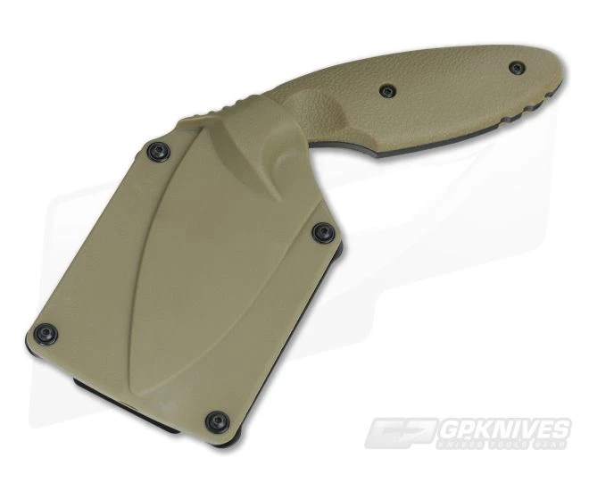 Kabar Small TDI Knife Coyote Brown Partially Serrated 1477CB - Image 2