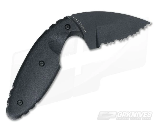 Kabar TDI Law Enforcement Knife Fully Serrated 1481 - Image 3