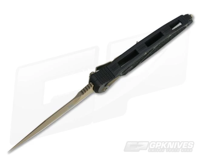 Microtech Socom Elite Automatic Signature Bronze Plain M390 Black Aluminum 160A-13SS - Image 3
