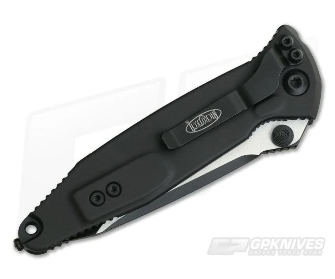 Microtech Socom Elite Tanto Manual Tactical Black M390 Plain 161-1T - Image 2