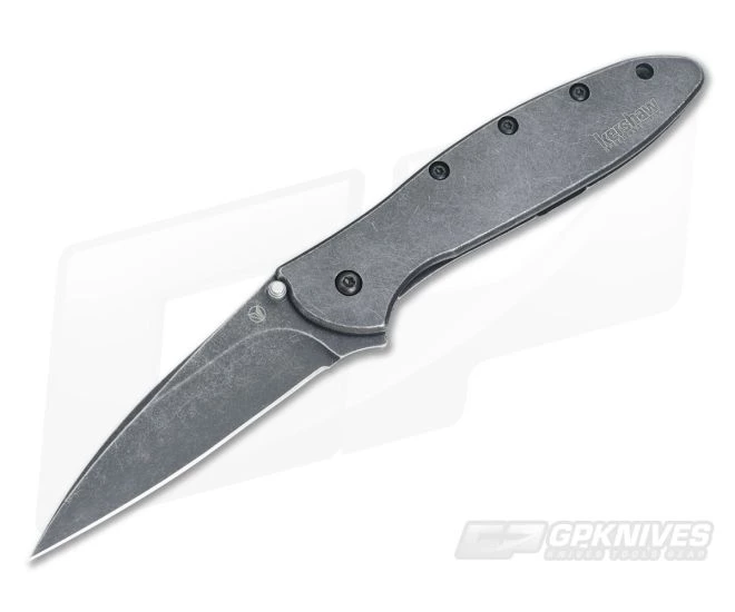 Kershaw Leek Composite Blade BlackWash Assisted Flipper 1660CBBW