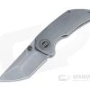 WE Knives Thug Christensen Gray Hand Rubbed 20CV Brushed Titanium Frame Lock Folder 2103B