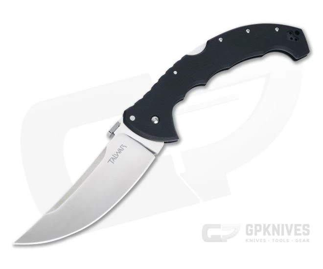 Cold Steel Talwar 5.5" Satin S35VN Black G10 Tri-Ad Back Lock Folder 21TBX