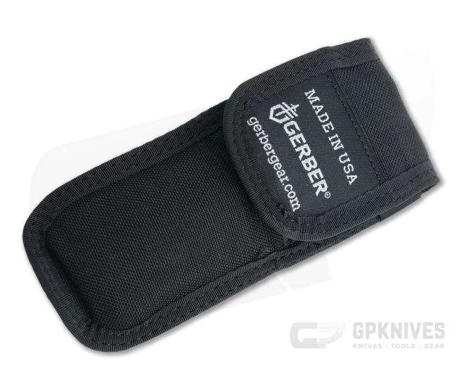 Gerber-Emerson Alliance Black Oxide Part Serrated 154CM Drop Point Aluminum Automatic Knife 22-07158N - Image 4