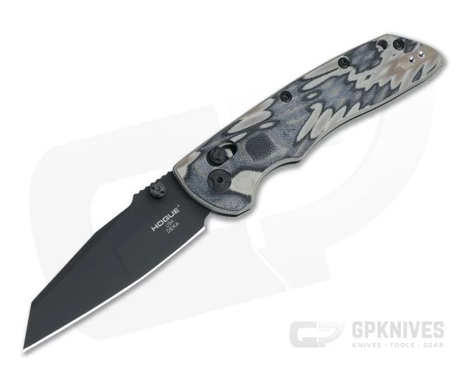 Hogue Deka Gen 2 Wharncliffe Black Cerakote 20CV FDE G-Mascus G10 ABLE Lock Folding Knife 24267