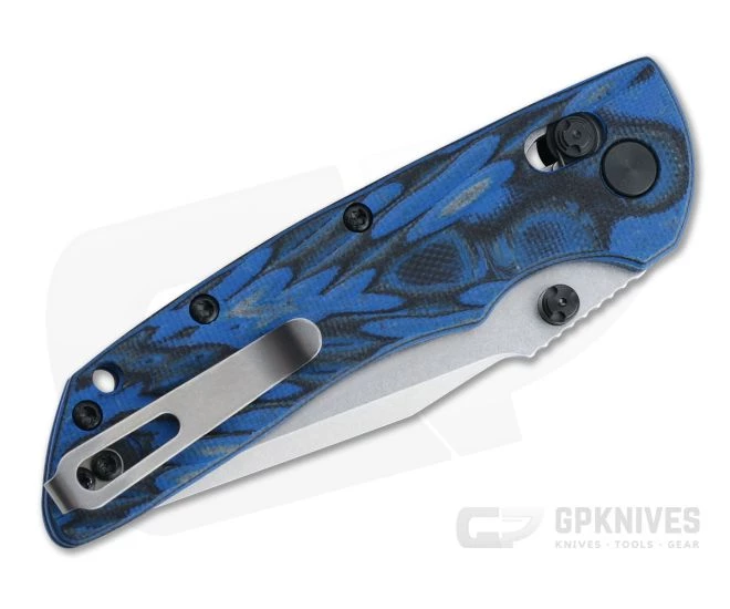 Hogue Deka Gen 2 Clip Point Stonewashed 20CV Blue Lava G-Mascus G10 ABLE Lock Folder 24273 - Image 2