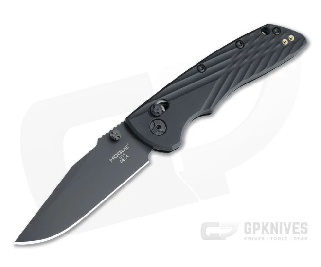 Hogue Deka Clip Point Black Magnacut Black Polymer ABLE Lock Folder 24376