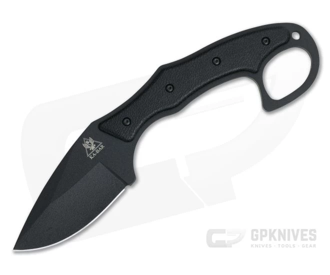 Kabar TDI Pocket Strike Black AUS 8A Tactical EDC Karambit Fixed Blade 2491