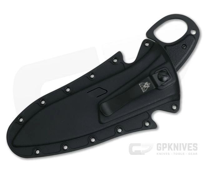 Kabar TDI Pocket Strike Black AUS 8A Tactical EDC Karambit Fixed Blade 2491 - Image 3
