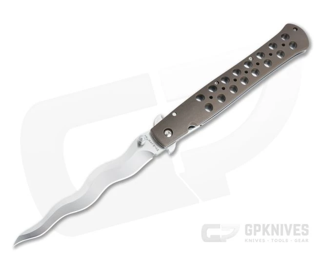 Cold Steel 6" Ti-Lite Kris Blade AUS10A FDE Griv-Ex Liner Lock Folder 26SXK6