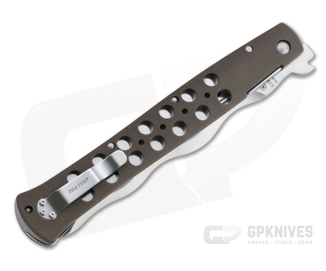 Cold Steel 6" Ti-Lite Kris Blade AUS10A FDE Griv-Ex Liner Lock Folder 26SXK6 - Image 2