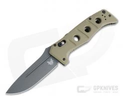 Benchmade 2750GY-3 Auto Adamas Gray Cruwear Sand G10 AXIS Lock Folder