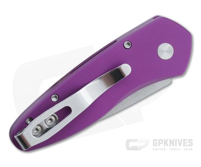 Protech Sprint Stonewashed S35VN Purple California Legal Automatic 2905-PURPLE - Image 2