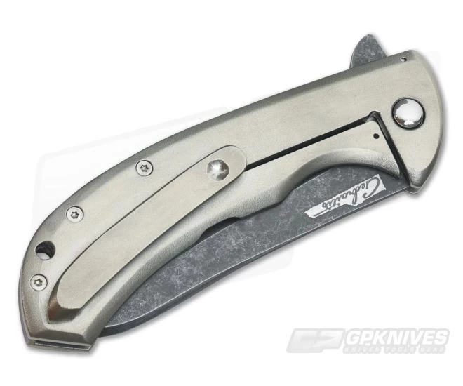 Chuck Gedraitis Bull Shark Proto Flipper Titanium & AEB-L Blade - Image 2