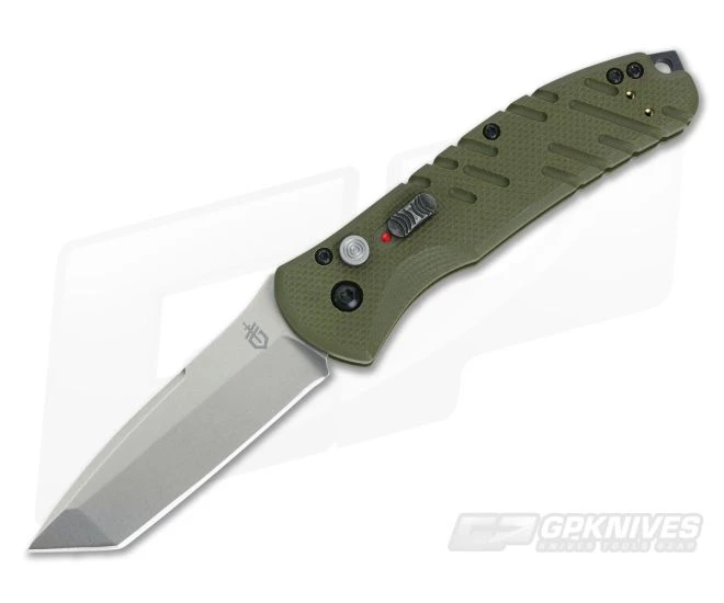 Gerber Propel Downrange OD Green Stonewash S30V Automatic Knife 30-001308N