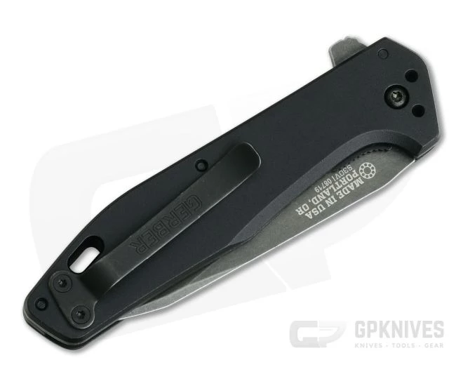 Gerber Fastball Black Oxide S30V Bearing Pivot Flipper 30-001612 - Image 2