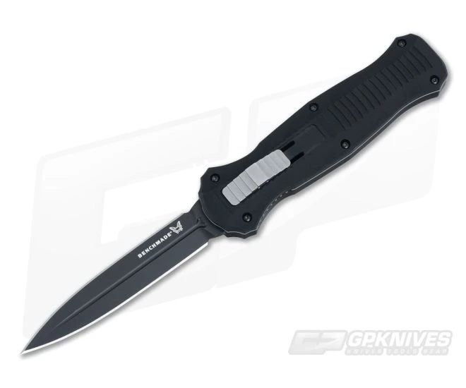 Benchmade 3300BK Infidel OTF Automatic Knife Black D2 Plain Edge