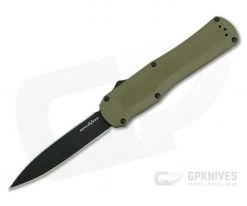Benchmade Autocrat Black DLC S30V Olive Drab G10 OTF Automatic Knife 3400BK-1