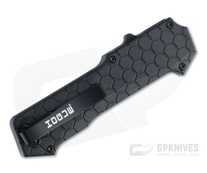 Hogue Compound Clip Point Black PVD S30V Solid G10 OTF Automatic 34036 - Image 2