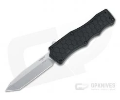 Hogue Exploit Tumbled S30V Tanto Black Aluminum OTF Automatic 34040