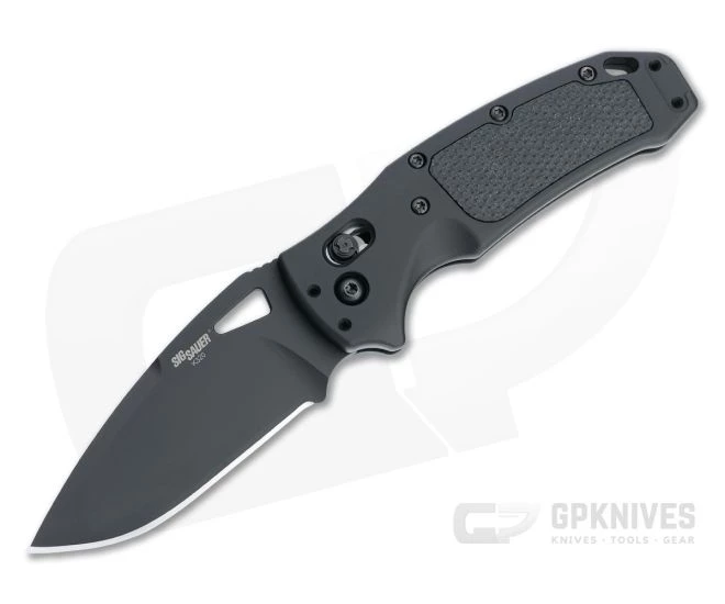 Hogue SIG K320 AXG Pro Drop Point Black S30V G10 and Aluminum ABLE Lock Folder 36374