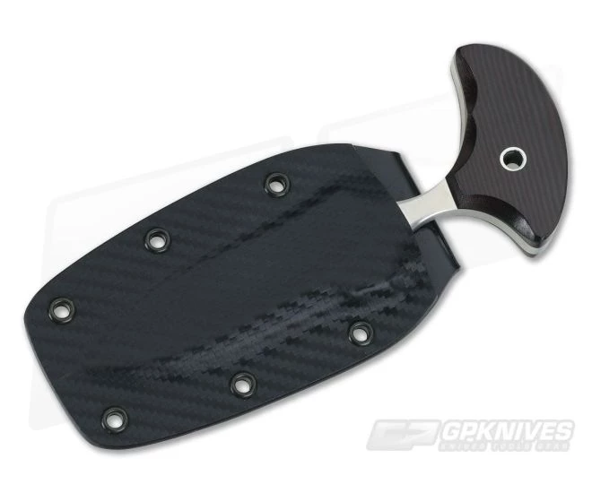 Mike Irie Version 3 Push Dagger CPM-154 Maroon Linen Micarta - Image 2