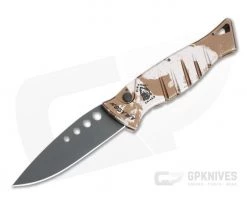 Piranha P3 Amazon Tactical PVD 154CM Desert Camo Button Lock Automatic