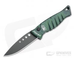 Piranha P3 Amazon Tactical PVD 154CM Green Button Lock Automatic