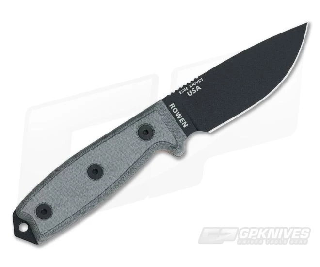ESEE 3P Black Plain Edge Black Sheath - Image 3