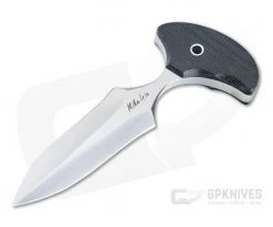 Mike Irie Version 2 Push Dagger CPM-154 Black Canvas Micarta Fixed Blade 4442
