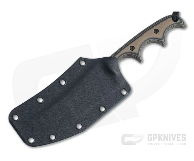 Alan Folts Katanamalist Tanto Black CPM-154 Coyote/Black G10 Fixed Blade 4487 - Image 2