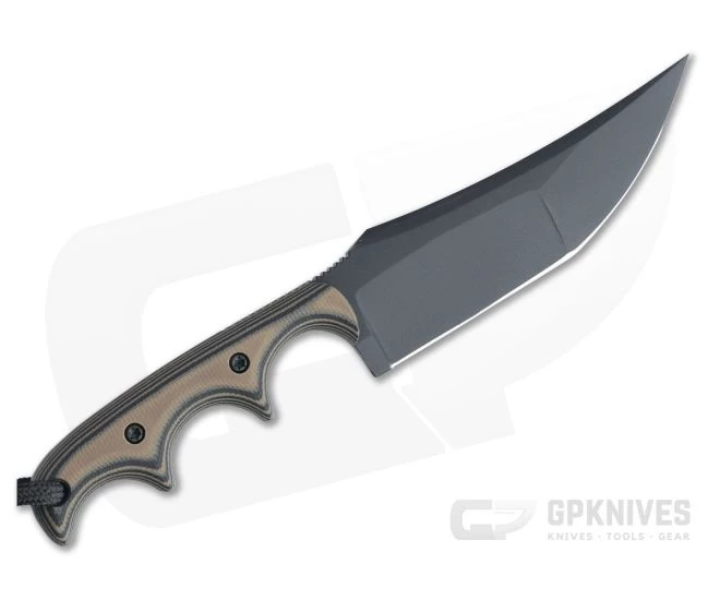 Alan Folts Katanamalist Tanto Black CPM-154 Coyote/Black G10 Fixed Blade 4487 - Image 3