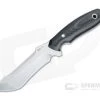 Mike Irie UC-2 Urban Carry Tanto Satin CPM-154 Black Linen Micarta Fixed Blade 4512
