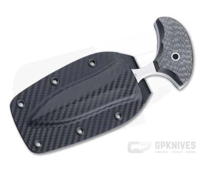 Mike Irie Custom Version 2 Push Dagger CPM-154 Carbon Fiber Fixed Blade 4604 - Image 2