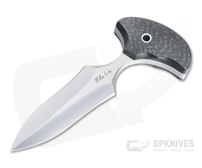 Mike Irie Custom Version 2 Push Dagger CPM-154 Carbon Fiber Fixed Blade 4605