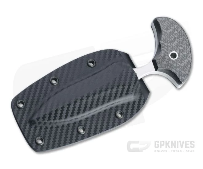 Mike Irie Custom Version 2 Push Dagger CPM-154 Carbon Fiber Fixed Blade 4605 - Image 2