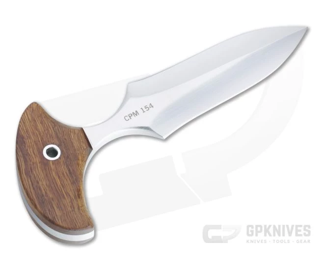 Mike Irie Custom Version 2 Push Dagger CPM-154 Desert Ironwood Fixed Blade 4606 - Image 3