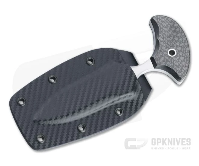 Mike Irie Custom Version 3 Push Dagger CPM-154 Carbon Fiber Fixed Blade 4608 - Image 2