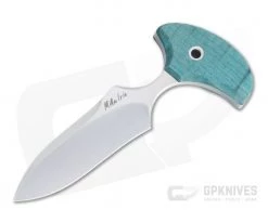 Mike Irie Custom Version 3 Push Dagger CPM-154 Stabilized Blue Maple Fixed Blade 4611