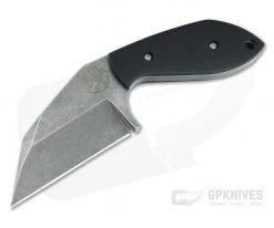 Trash Panda Knives F Off Stonewashed CPM-3V Black G10 Fixed Blade Knife 4656