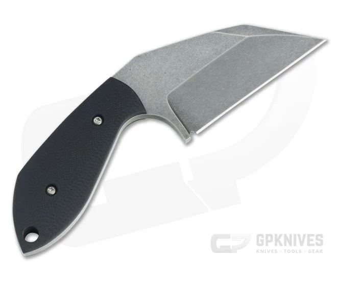 Trash Panda Knives F Off Stonewashed CPM-3V Black G10 Fixed Blade Knife 4656 - Image 3