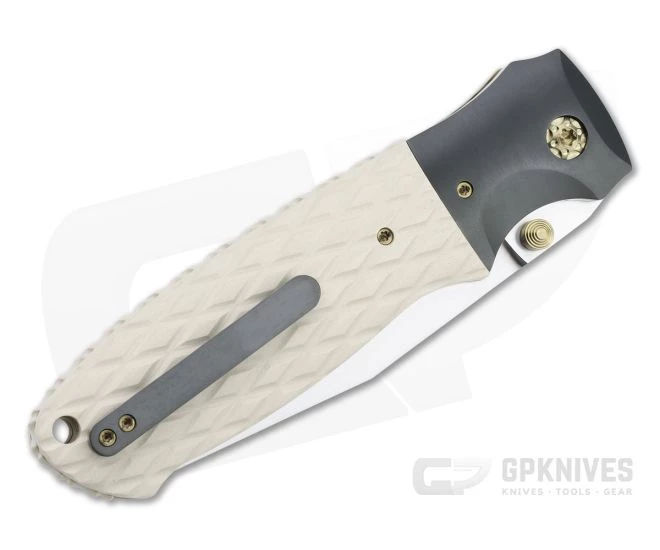 John W. Smith Custom New York Special Satin S45VN Zirc Bolstered Westinghouse Micarta Folder 4774 - Image 2