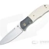 John W. Smith Custom Fusion Satin S45VN Zirc Bolstered Westinghouse Micarta Folder 4775
