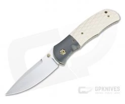 John W. Smith Custom Fusion Satin S45VN Zirc Bolstered Westinghouse Micarta Folder 4775