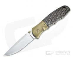 John W. Smith Custom Nexus Satin S45VN Titanium Bolstered Lightning Strike Carbon Fiber Folder 4778
