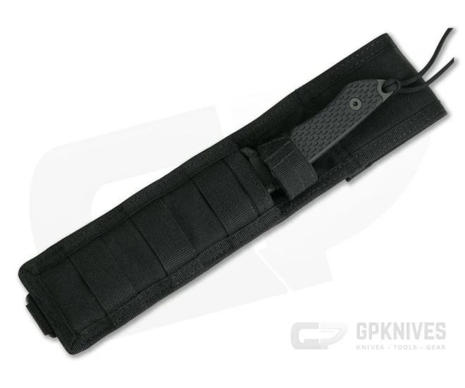 Spartan Ronin Shinto Black S35VN Black Canvas Micarta Nylon Sheath Fixed Blade 47BKBKNLBK - Image 2