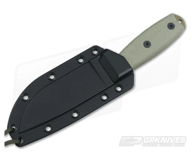 ESEE 4 Plain Edge with MOLLE Back Dark Earth Blade - Image 2