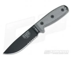 ESEE 4S Part Serrated Blade Black Sheath